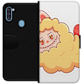 Miniatyrbillede 1 af 3: Samsung Galaxy A11 Tegnebogsetui Labubu Vaskebjørn Pop Mart Figur Samlerobjekt Sød Design Populært Motiv Kunstlegetøj Kreativ Figurserie