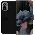 Miniatyrbillede 1 af 3: Xiaomi Redmi Note 10S Tegnebogsetui Stitch Sød Alien - Blå F