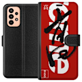 Pikkukuva 1 / 3: Samsung Galaxy A23 Lompakkokotelo Supreme Punainen Graffiti Katupukeutuminen Suunnittelu Muotikuvake Trendikäs Graffiti Kuviointi Suosittu Urbaani Ka