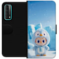 Miniatyrbillede 1 af 3: Huawei P smart 2021 Tegnebogsetui sort ridder fortnite