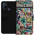 Miniatyrbillede 1 af 3: OnePlus Nord N100 Tegnebogsetui Minecraft Kunst