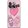 Pikkukuva 1 / 3: OnePlus 10T Läpinäkyvä kuori Labubu Pink Monster