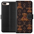 Pikkukuva 1 / 3: Apple iPhone 8 Plus Lompakkokotelo Louis Vuitton Teddykarhu Kuvio Ylellinen Muotisuunnittelu Suosittu Motiivi Muoti-Trendi Ylelliset Asusteet