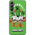 Miniatyrbilde 1 av 3: Samsung Galaxy A15 5G Gjennomsiktig deksel Minecraft Boom