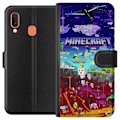 Pikkukuva 1 / 3: Samsung Galaxy A20e Lompakkokotelo MineCraft