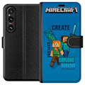 Miniatyrbilde 1 av 3: Sony Xperia 1 VI Lommeboketui Minecraft Grotter