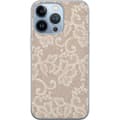 Kompatibelt Mobildeksel til Apple iPhone 13 Pro Beige blondemønster beige