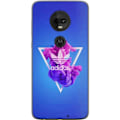 Pikkukuva 1 / 3: Motorola Moto G7 Läpinäkyvä kuori Adidas-inspiroitunut sini