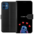 Miniatyrbilde 1 av 3: Apple iPhone 12 mini Lommeboketui Stitch Kjærlighet