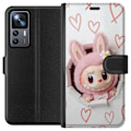 Pikkukuva 1 / 3: Xiaomi 12T Pro Lompakkokotelo Labubu Sydän Taustakuva Pop Mart Rakkausteema Hahmodesign Suosittu Motiivi Keräilytaideteossarja
