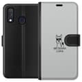 Kompatibel Tegnebogsetui til Samsung Galaxy A40 Ingen Drama Lama