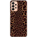 Kompatibelt Mobilskal till Samsung Galaxy A23 Guldfärgad glitterleopard guld