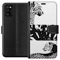 Miniatyrbillede 1 af 3: Samsung Galaxy A41 Tegnebogsetui Leopard Faces