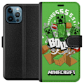 Miniatyrbillede 1 af 3: Apple iPhone 12 Pro Tegnebogsetui Minecraft Boom