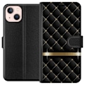 Miniatyrbillede 1 af 3: Apple iPhone 13 Tegnebogsetui Luksus Sort