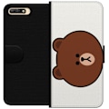 Pikkukuva 1 / 3: Huawei Y6 (2018) Lompakkokotelo line friends brown