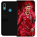 Miniatyrbild 1 av 3: Huawei Y6 (2019) Plånboksfodral Ronaldo Skills – CR7 Design för Äkta Supporters