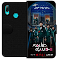 Pikkukuva 1 / 3: Huawei P smart 2019 Lompakkokotelo Squid Game Kausi 3 TV-sarjan hahmot Suositut TV-sarja Motiivit Ikoni Jännitys Draama Aasialainen suunnittelu Trend