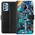 Miniatyrbillede 1 af 3: Samsung Galaxy A72 5G Tegnebogsetui Astronaut