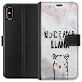 Pikkukuva 1 / 3: Apple iPhone XS Lompakkokotelo Llama Marmori