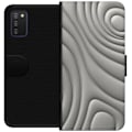 Pikkukuva 1 / 3: Samsung Galaxy A03s Lompakkokotelo Hopea-aallot