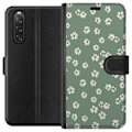 Miniatyrbillede 1 af 3: Sony Xperia 10 V Tegnebogsetui Blomsterdrøm - Farverigt Blomstermønster