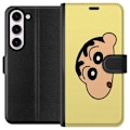 Miniatyrbillede 1 af 3: Samsung Galaxy S23 Tegnebogsetui Peeking Shinchan