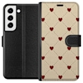 Miniatyrbild 1 av 3: Samsung Galaxy S22+ 5G Plånboksfodral Heart Grid
