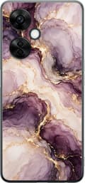 Kompatibelt Mobildeksel til OnePlus Nord CE 3 Lite Plommemarmor lila