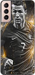Kompatibelt Mobildeksel til Samsung Galaxy S21 Cristiano Ronaldo