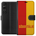 Miniatyrbillede 1 af 3: Sony Xperia 1 V Tegnebogsetui Södertälje – fodbold