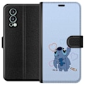 Miniatyrbillede 1 af 3: OnePlus Nord 2 5G Tegnebogsetui Stitch Hjerter