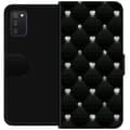 Kompatibel Tegnebogsetui til Samsung Galaxy A03s Bling Hjerte