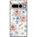 Pikkukuva 1 / 3: Google Pixel 7 Pro Läpinäkyvä kuori Romanttiset kukat