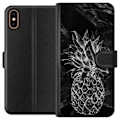 Miniatyrbillede 1 af 3: Apple iPhone XS Tegnebogsetui Marmorenanas