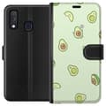Kompatibel Tegnebogsetui til Samsung Galaxy A40 Glad Avocado