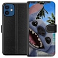 Pikkukuva 1 / 3: Apple iPhone 12 mini Lompakkokotelo Stitch-matkapuhelinkotelo, jossa on suloiset ystävyysmaalaukset.