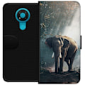 Miniatyrbild 1 av 3: Nokia 3.4 Plånboksfodral Elefant
