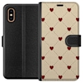 Miniatyrbild 1 av 3: Apple iPhone XS Max Plånboksfodral Heart Grid