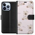 Miniatyrbillede 1 af 4: Apple iPhone 13 Pro Tegnebogsetui Teddy Dior Vibes - luksuriøs bamse i modetil