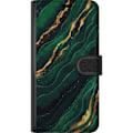 Miniatyrbillede 3 af 3: Samsung Galaxy A32 5G Tegnebogsetui Marmor Guld Grøn