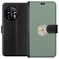 Pikkukuva 1 / 3: OnePlus 11R Lompakkokotelo Vihreä Minimalikukka - tyylikäs k