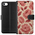 Miniatyrbillede 1 af 3: Apple iPhone 6 Tegnebogsetui Roseblomst