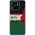 Miniatyrbild 1 av 3: Xiaomi Redmi 10C Genomskinligt Skal Stand with Palestine – solidaritetsdesign med starkt budskap