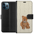 Miniatyrbillede 1 af 3: Apple iPhone 12 Pro Tegnebogsetui Lille Teddy – klassisk teddy i enkel design