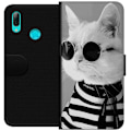 Miniatyrbilde 1 av 3: Huawei P smart 2019 Lommeboketui Fancy Cat