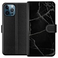 Miniatyrbild 1 av 3: Apple iPhone 12 Pro Plånboksfodral Svart marmor
