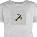 Miniatyrbilde 1 av 8: Barn-T-skjorte | Komfortabel T-skjorte for Barn Minecraft Verk grå 3-4 År