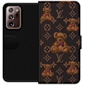 Miniatyrbillede 1 af 3: Samsung Galaxy Note20 Ultra Tegnebogsetui Louis Vuitton Teddybjørn Mønster Luksus Mode Design Populært Motiv Mode Trend Luksuriøse Accessories