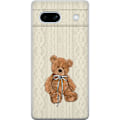 Miniatyrbillede 1 af 3: Google Pixel 7a Gennemsigtig cover Lille Teddy – klassisk teddy i enkel design